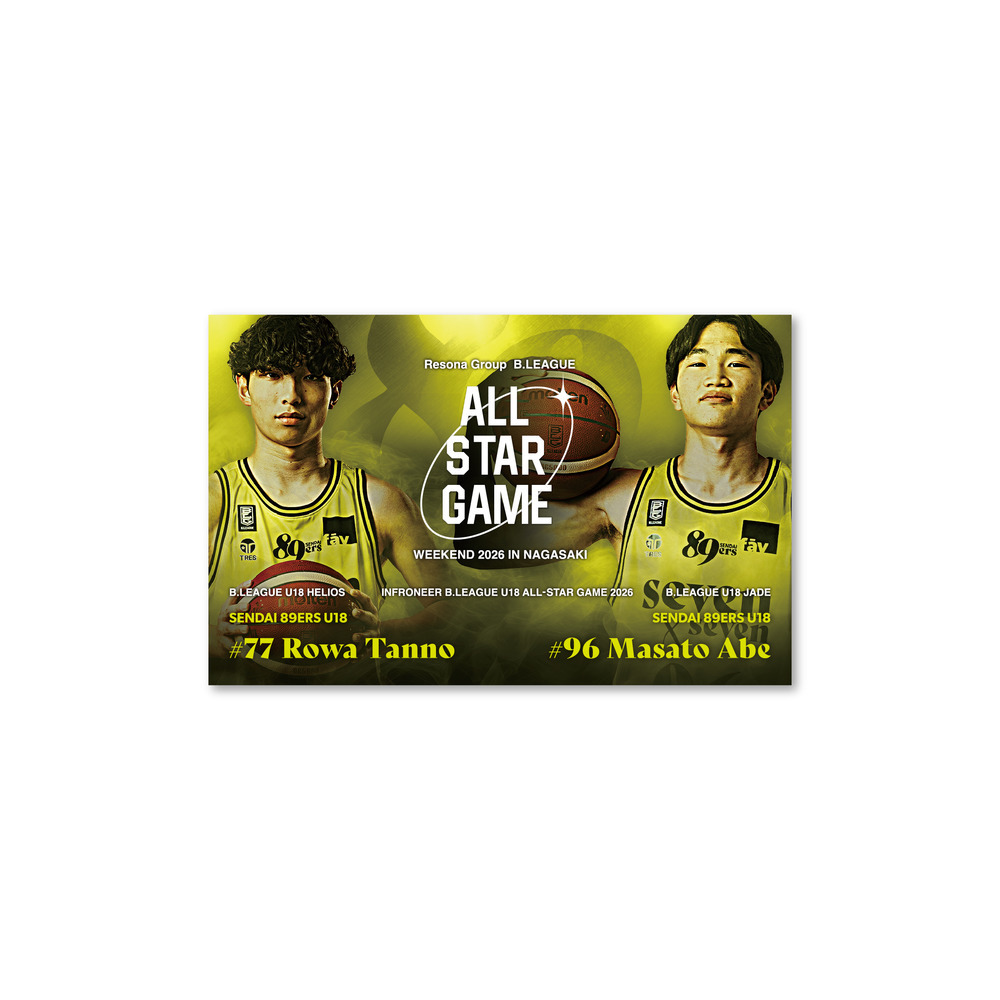 りそなグループ B.LEAGUE ALL-STAR GAME WEEKEND 2026 IN NAGASAKI 記念ステッカー #77` 詳細画像 1カラー 1
